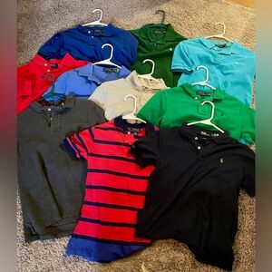 Polo by Ralph Lauren Kids' Colorful Polo Shirt Collection (10) All Size M 10-12